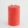 Svijeća s LED plamenom 7,6x12cm- crvena