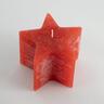 Svijeća frost zvijezda 9,5xh8cm- crvena