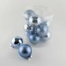 Staklene kuglice 6cm/12kom - sv.plave S/M