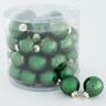 Staklene kuglice 3cm/45kom - zelena t. S/M