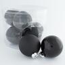 Staklene kuglice 8cm/8kom - crne S/M
