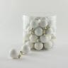 Staklene kuglice 3cm/45kom - w.bijele S/M