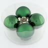 Staklene kuglice 10cm/4kom - zelena t. S/M