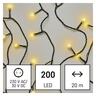 LED lampice 200LED xmas chery timer 20m ww- Toplo bijela