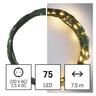 LED lampice 75LED nano 7,5m g IP44 ww- Toplo bijela