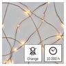 LED lampice 75LED nano 7,5m g IP44 ww- Toplo bijela