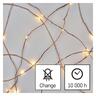 LED lampice 20LED nano IP20 2aa t ww- Hladno bijela