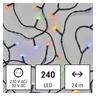 LED lampice 240LED cls mf 24m mc- Šarena