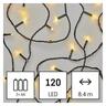 LED lampice 120LED xmas 3aa IP44 8,4 m ww- Toplo bijela