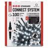 LED lampice konektort zavjesa 100LED 1x2m IP44 cw (bez adaptera)- Hladno bijela