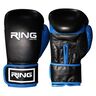 RING rukavice za boks 12 OZ kožne RS 3211, crno/plave