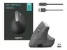 Logitech MX Vertical Advanced Ergonomic, optički miš, bežični, crni (910-005448)