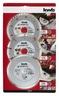 KWB set dijamantnih reznih ploča 125 mm, 3/1