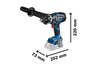 BOSCH Professional GSR 18V-150 C akumulatorska bušilica-izvijač, solo alat u L-BOXX-u