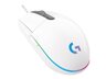 Logitech Gaming G102 Lightsync, optički miš, 8000dpi, bijeli, USB (910-005824)
