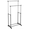 FIVE pomična dupla vješalica za odjeću Pan, 80x43x160 cm, polipropilen/metal, crna