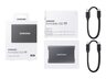 Vanjski SSD Samsung Portable T7 1TB, siva