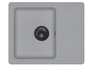 Set Notus SQ102W sudoper + Vida PVD slavina, Alumetallic/Grafit