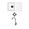 Aquasanita Notus SQ101W + Vida PVD Alba/Grafit
