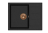 Set Tesa SQT102W + Vida PVD Black metallic/Bakar