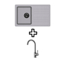 Set Notus SQ101W + Vida PVD Alumetallic/Grafit