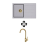 Set Tesa SQT101W + Vida PVD Alumetallic/Zlato