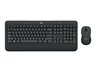 Logitech MK545 Advanced Combo, bežična tipkovnica + miš, crna, Unifying receiver USB (920-008923)