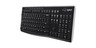 Logitech K270, bežična tipkovnica, crna, Unifying receiver, USB (920-003738)