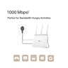 TP-Link TL-PA7017P, AV1000, 1000Mbps, powerline adapter kit