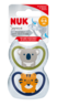 NUK duda space silikon zelena 0-6 mj 2/1