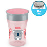 NUK magic cup 360 230 ml 8+ mj roza