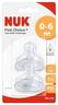 NUK FC + sisač sil anti-colic orth 0-6 mj S 2/1
