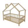 Dječji krevet ACMA House 3 natur 160x80