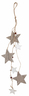 Ukras drveni - zvijezda - 50cm