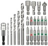 EINHELL TC-CD 18/35 Li (1x1,5 Ah), aku bušilica u setu + Set svrdla i bitova 24/1, u plastičnom kovčegu