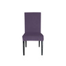 Navlaka za stolicu rastezljiva plišana ljubičasta