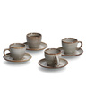 ZELLER Šalice "Espresso", set, 8/1, 26509