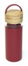 DOMY bočica, bamboo poklopac, 0,48l, crvena