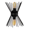 Zidna lampa Kirpi, 2xE27, crna