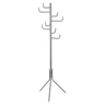 FIVE vješalica za kapute, 7 kukica,  53x47x171 cm, metalna, siva