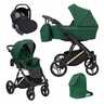 Dječja kolica 2u1 Kunert Lazzio Premium Copper, zelena
