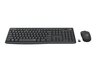 Logitech MK295 Silent Wireless Combo, bežična tipkovnica + miš, Graphite, USB (920-009809)
