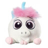 Jednorog plišani, bijelo-rozi 13 cm