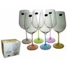 Kristalin čaše za vino 6/1, 350 ml ,rainbow