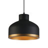 Viseća svjetiljka Goldi, 30 cm, E27, IP20, crno/zlatna