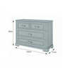 Bellamy Ines komoda s 4 ladice, siva