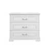 Bellamy Ines komoda s 3 ladice, bijela