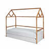 Bellamy Lotta krevet kućica s ladicom 200 x 90 cm, bijeli