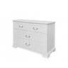 Bellamy Ines komoda s 4 ladice, bijela