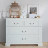 Bellamy Ines komoda s 4 ladice, bijela